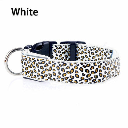 Leopard LED Dog Collar