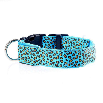 Leopard LED Dog Collar