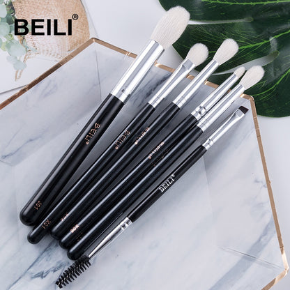 Natural Eye Makeup Brushes Set