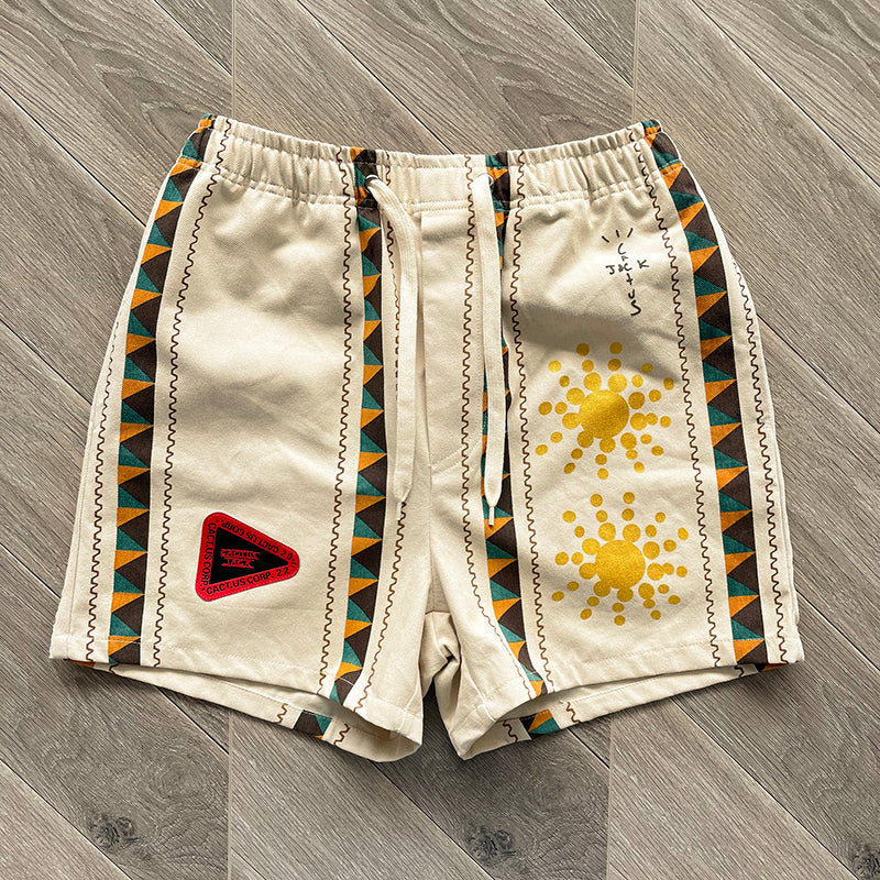 Travis Scott Cactus Jack Starburst Shorts