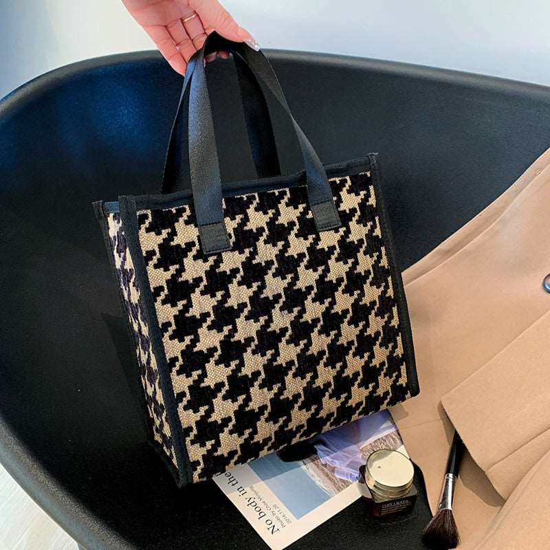 Houndstooth Handbag