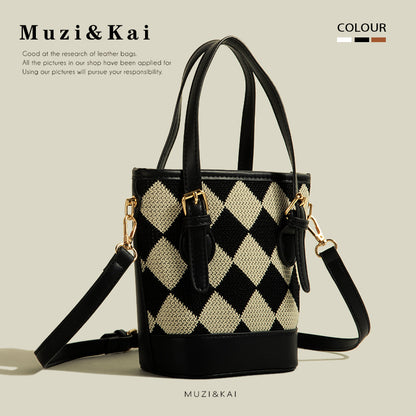 Classic Diamond Patchwork Handbag