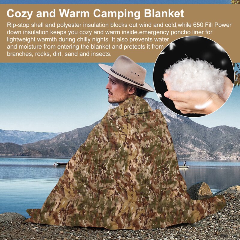 Tactical Army Quilted Blanket