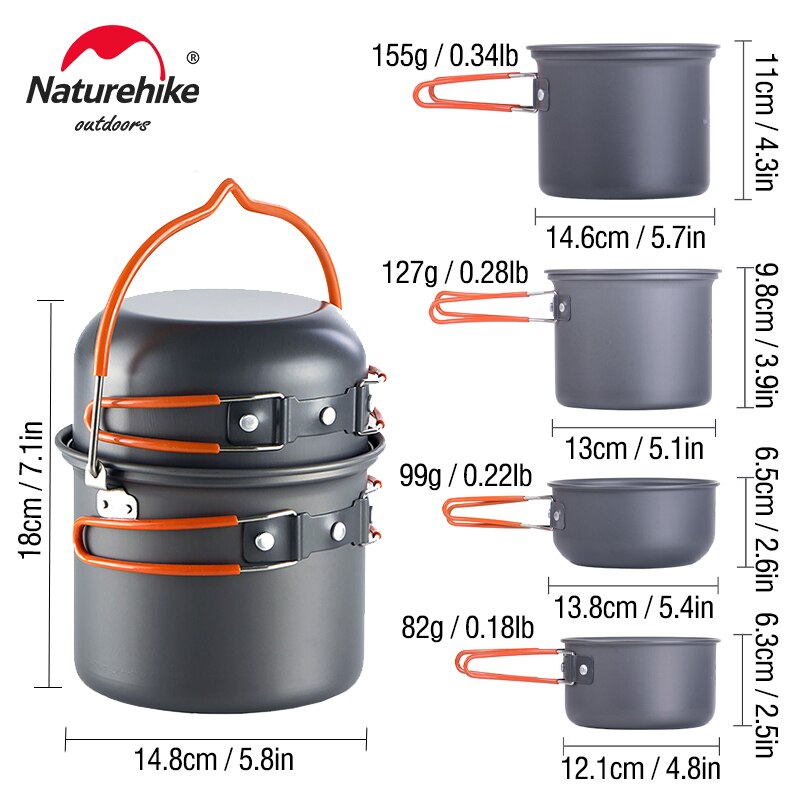 Naturehike Camping Cookware Kit