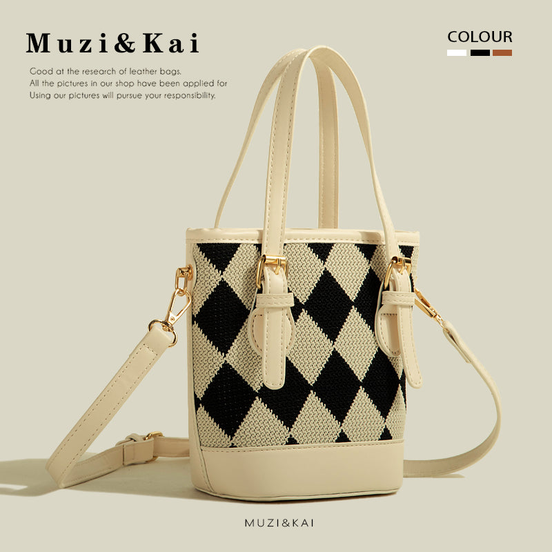 Classic Diamond Patchwork Handbag